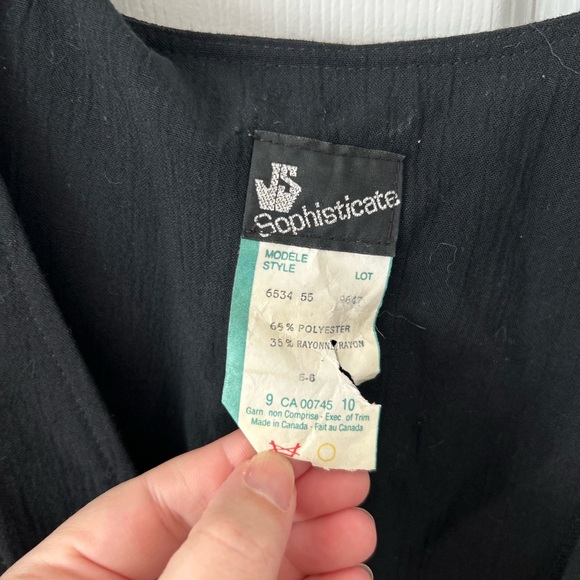 1980s vintage blouse - Picture 2 of 3